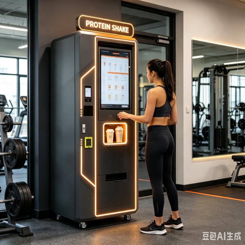Nutrition Sports Fitness - Mesin Penjual Otomatis Protein Shake, Solusi