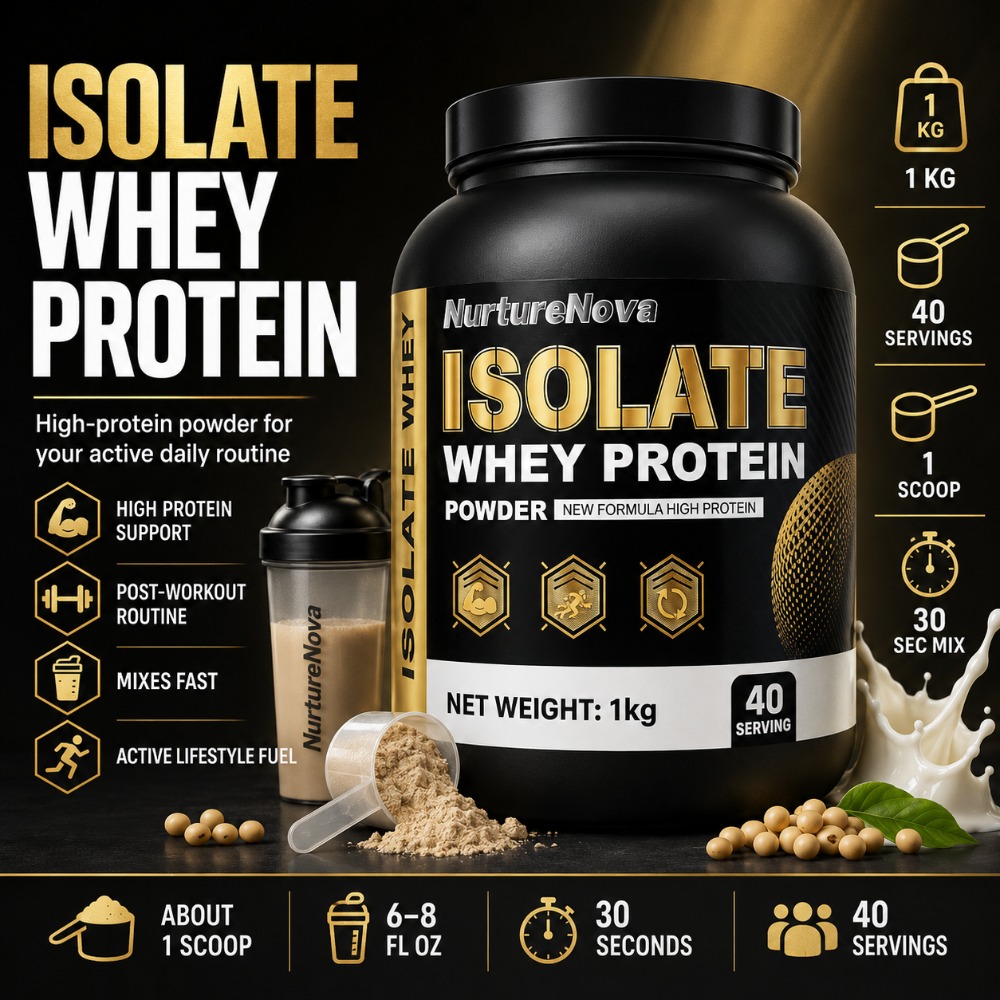 NurtureNova Isolate Whey Prote - Fitness Nutrition Whey ulasan dan harga