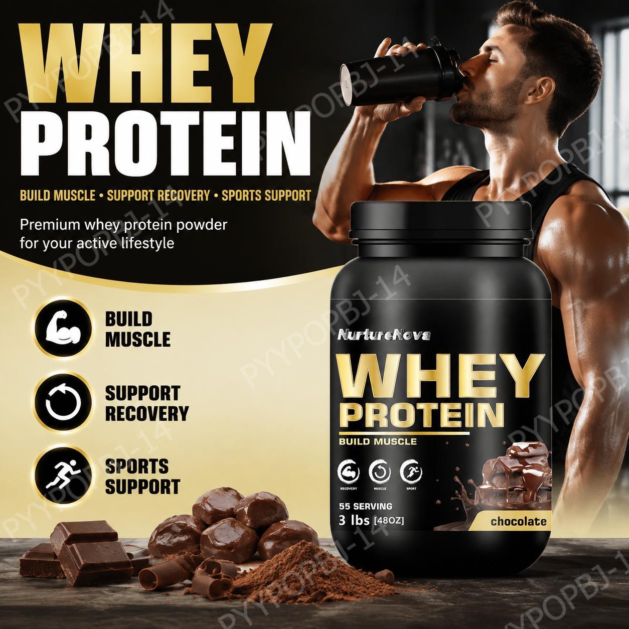 NurtureNova Bubuk Protein Whey - Fitness Nutrition Whey ulasan dan harga