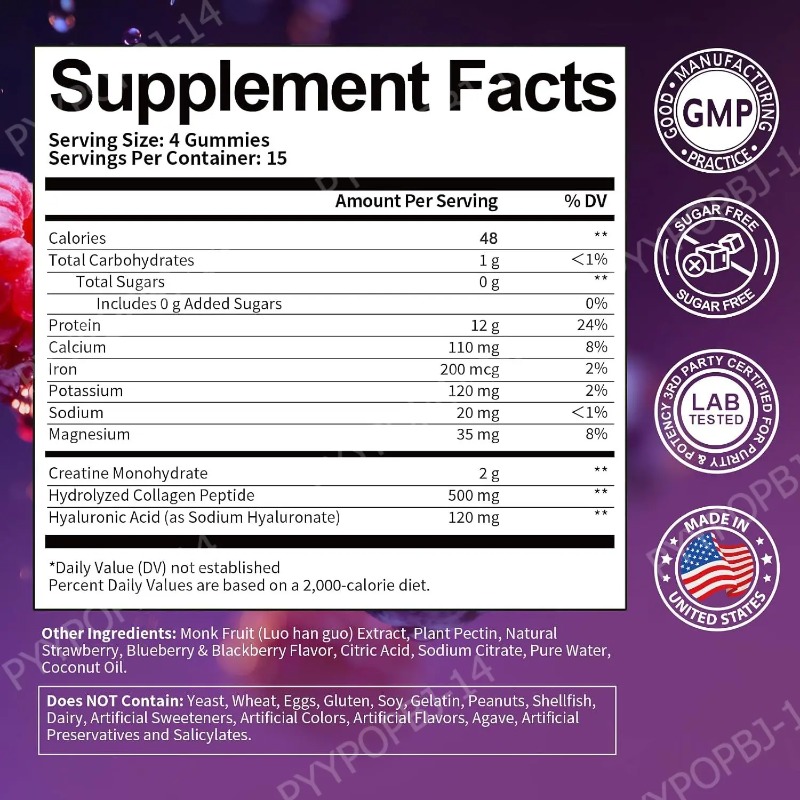 Permen Protein dengan Whey Cre - Fitness Nutrition Whey ulasan dan harga